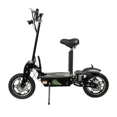 ROSSO COBRA OUTDOOR STAND-UP ELECTRIC SCOOTER GREEN WITH SEAT, FOLDABLE