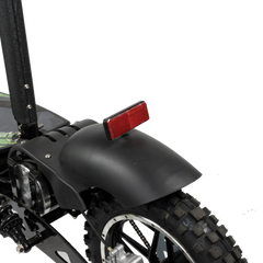 ROSSO COBRA OUTDOOR STAND-UP ELECTRIC SCOOTER GREEN WITH SEAT, FOLDABLE