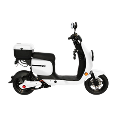 Gio Italia Ultra 500w 60V Electric Scooter Bike - Frost White & Eclipse Black