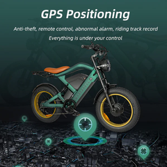 SMARTRAVEL GPS Electric Bike with Real-time Positioning and App Control 1200W/48V/20Ah