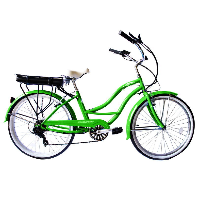 Micargi Bali 7-Speed Electric Beach Cruiser with Pedal Assist
