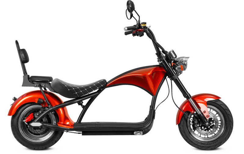 Eahora M1P Two Seat 2000w Fat Tire Electric Chopper Scooter