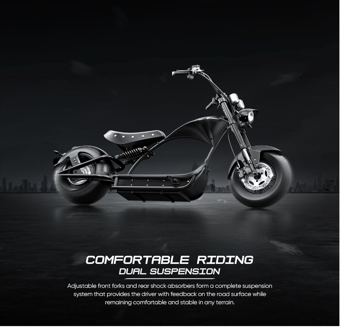 Eahora M1P Pro 4000w Fat Tire Electric Chopper Scooter