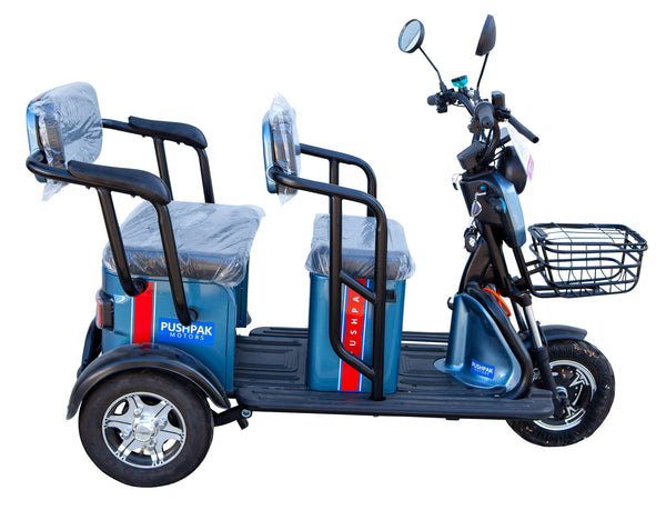 Pushpak 3500 650w 2-Person Electric Trike – Epic Wheelz