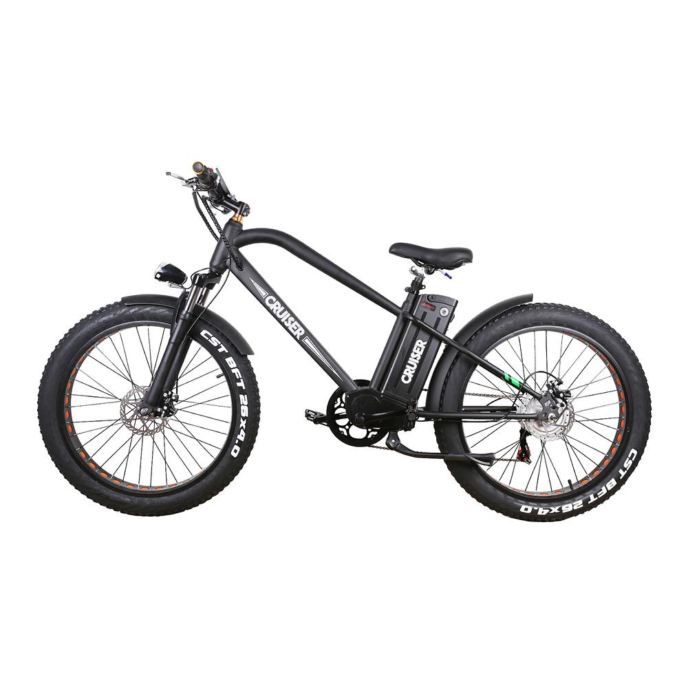 Nakto 26'' Super Cruiser Fat Tire Electric Bike