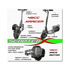 Scooterx 49cc X-Racer Gas Scooter