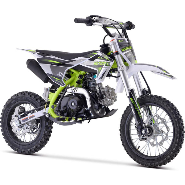 MotoTec X2 6.7 HP 110cc 4-Stroke Gas Dirt Bike – Epic Wheelz