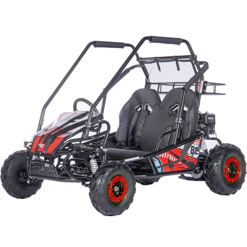 MotoTec Mud XL 212cc 2 Seat Go Kart Full Suspension