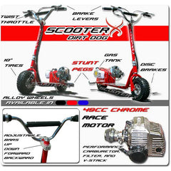 Scooterx Dirt Dog 49cc Gas Scooter