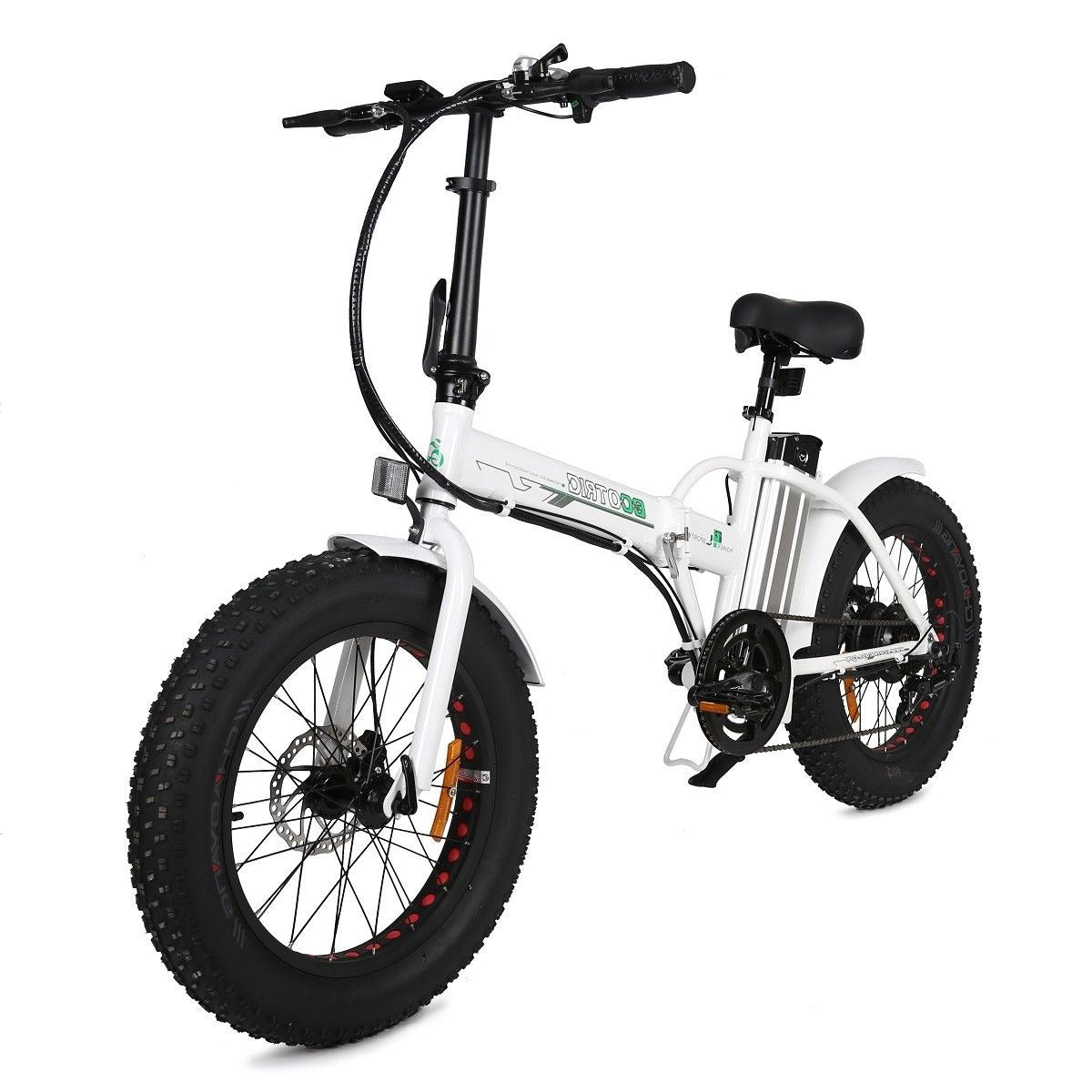 Ecotric 36V 500W 20" Fat Tire Folding Electric Bike