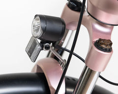 GIO STORM ELECTRIC BIKE ROSE GOLD WITH INTEGRATED SAMSUNG BATTERY