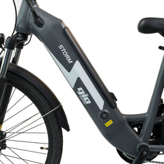 GIO STORM ELECTRIC BIKE GREY WITH INTEGRATED SAMSUNG BATTERY
