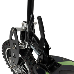 ROSSO COBRA OUTDOOR STAND-UP ELECTRIC SCOOTER GREEN WITH SEAT, FOLDABLE
