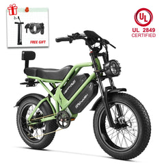 HappyRun G70 Pro Dual-Motor 48V 33Ah 5000W Peak – Dual-Battery Electric Cargo Bike