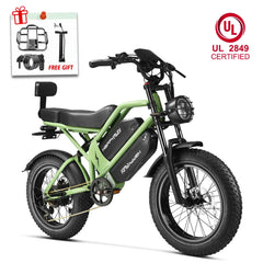 HappyRun G70 Pro Dual-Motor 48V 33Ah 5000W Peak – Dual-Battery Electric Cargo Bike