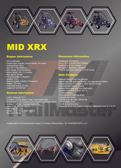 TRAILMASTER Mid XRX 2-SEATER GO KART