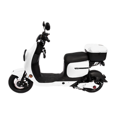 Gio Italia Ultra 500w 60V Electric Scooter Bike - Frost White & Eclipse Black