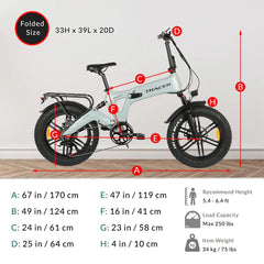 Tracer KAMA 2.0 20” Folding E-Bike