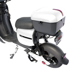 Gio Italia Ultra 500w 60V Electric Scooter Bike - Frost White & Eclipse Black