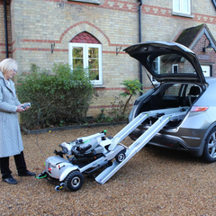 ComfyGo Quingo Flyte MK2 Mobility Scooter with Self Loading Ramp
