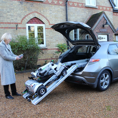 ComfyGo Quingo Flyte MK2 Mobility Scooter with Self Loading Ramp