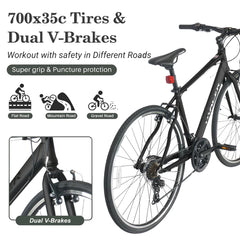 Tracer Braver 700C Hybrid Road Bike