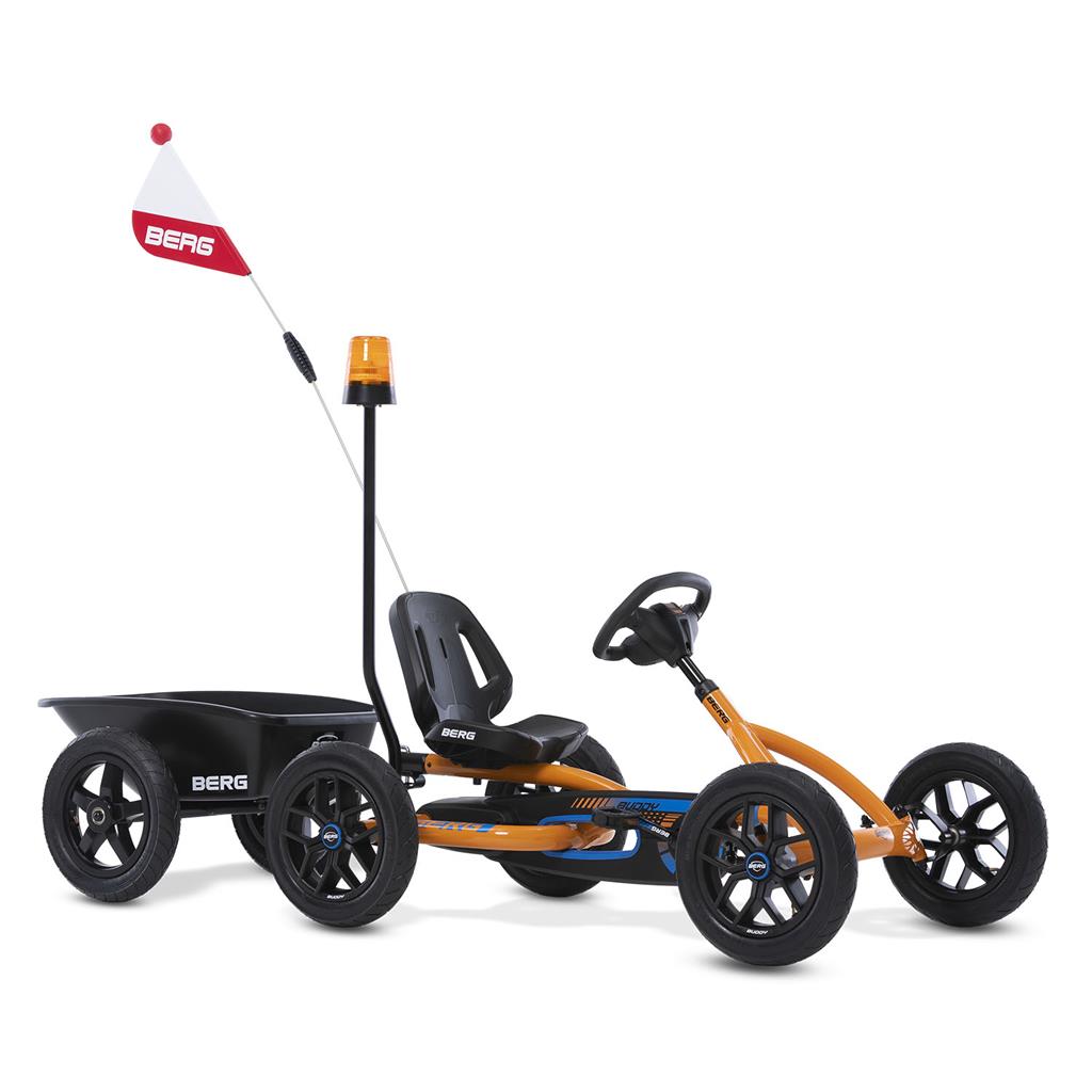 berg pedal gokart buddy b-orange Berg Buddy Orange Pedal Go Kart