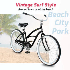 Tracer BORA-F 26" Beach Cruiser Bikes Single Speed for Women