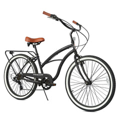 Tracer BORA-7-F 26" Beach Cruiser Bikes 7-Speed for Women