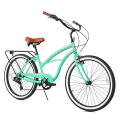 Tracer BORA-7-F 26" Beach Cruiser Bikes 7-Speed for Women