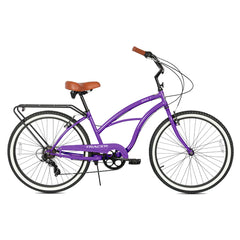 Tracer BORA-7-F 26" Beach Cruiser Bikes 7-Speed for Women