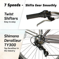 Tracer Napa Cruiser Bike 7 speed for Men