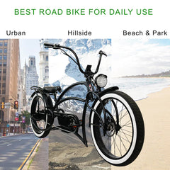 Tracer Beyond Pro 26'' Classic Stretch Chopper EBike