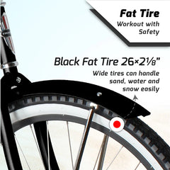 Tracer NOVA 26" Beach Cruiser Bikes Single Speed for MEN