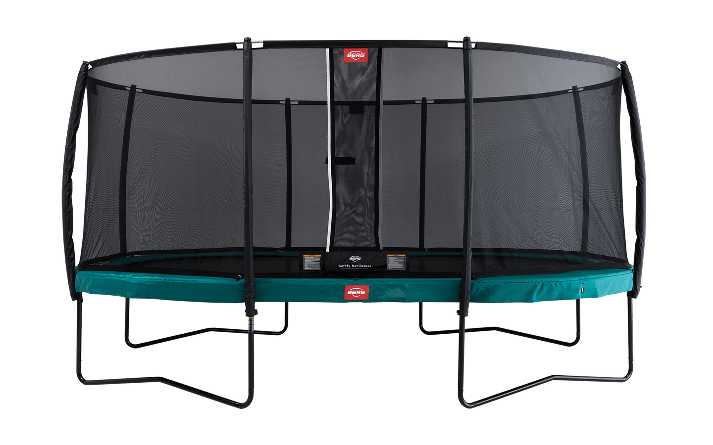 Berg Champion Trampoline Above Ground - No digging / Oval - 17ft / Deluxe