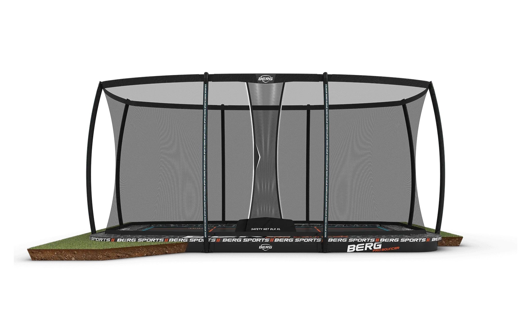 BERG Ultim Pro Bouncer FlatGround 500 + Safety Net DLX XL