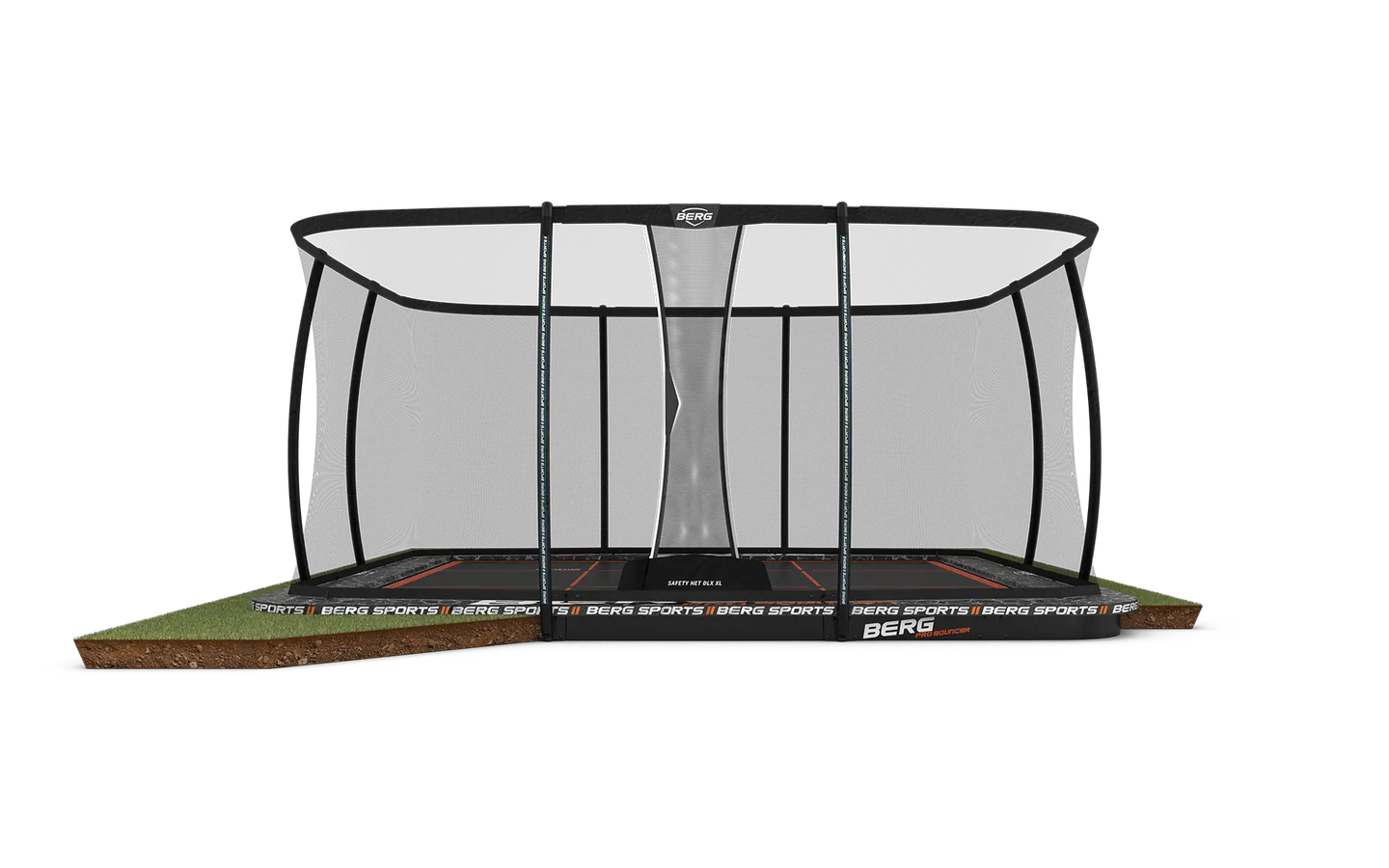 Berg Ultim Champion FlatGround - Digging Required / Rectangle - 16x10 ft / Safety Net Not Included