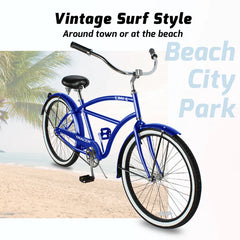 Tracer TAHA 26" Beach Cruiser Bikes 1 & 7 Speed for Men