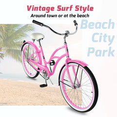 Tracer TAHA 26" Beach Cruiser Bikes 1 & 7 Speed for Women