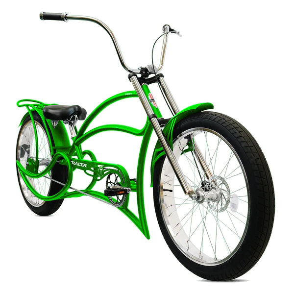 chopper cruiser fahrrad kaufen Tracer Leopard GT Chopper Stretch Cruiser Bike Green