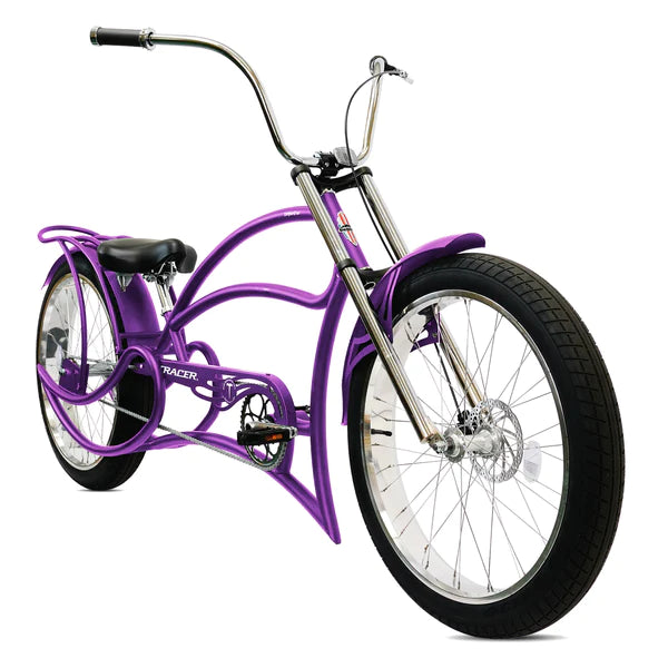 chopper cruiser fahrrad kaufen Tracer Leopard GT Chopper Stretch Cruiser Bike Purple