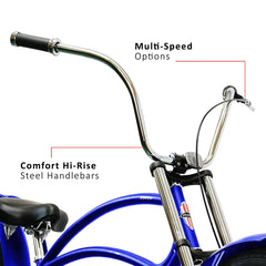 Tracer Leopard GT Chopper Stretch Cruiser Bikes