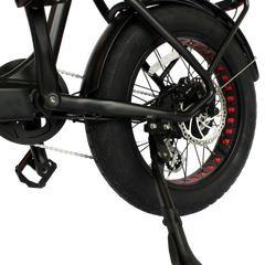 GIO LIGHTNING FOLDING ELECTRIC BIKE BLACK WITH FAT TIRES