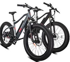 Revi Bikes Predator Bundle 500W Fat Tire Mountain Electric Bike