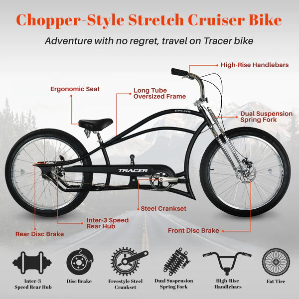 Chopper Micargi Bikes Beach Cruiser In Japan Tracer SIENA GTS