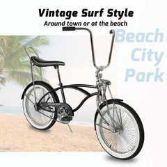 Tracer Tamron Classic Beach Cruiser Bike Single Speed 140H Rims