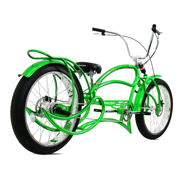 3 wheel beach cruiser bicycle Tracer Leopard 3i Pro Internal 3-Speed Stretch Beach Cruiser Bike Red