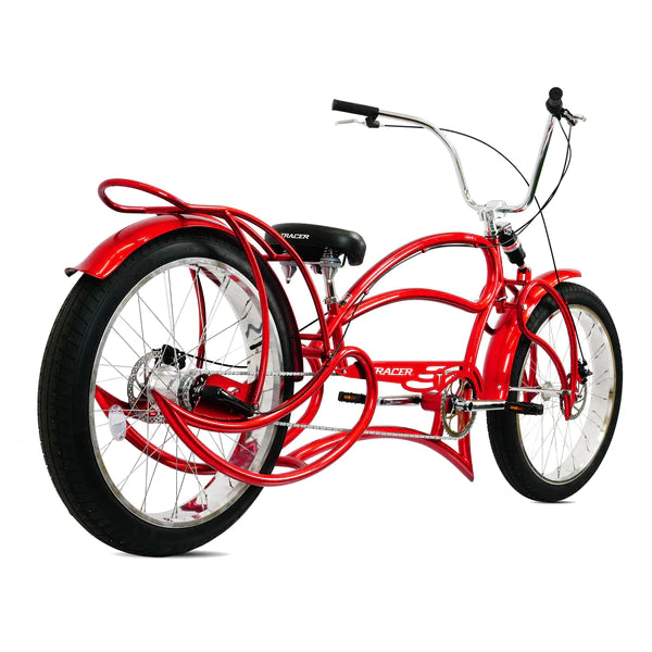 Tracer Leopard 3i Pro Vintage Stretch Beach Cruiser Bike
