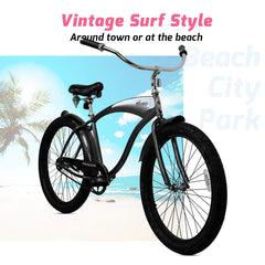 Tracer AVERA-M 26" Beach Cruiser Bikes Single Speed for Men.