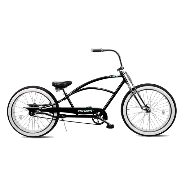 ALTALINE 1080 Alloy Chrome Caliper Brake Set – Front & Rear, Side Pull, 3-Finger Lever, Cables Included – Beach Cruiser, BMX